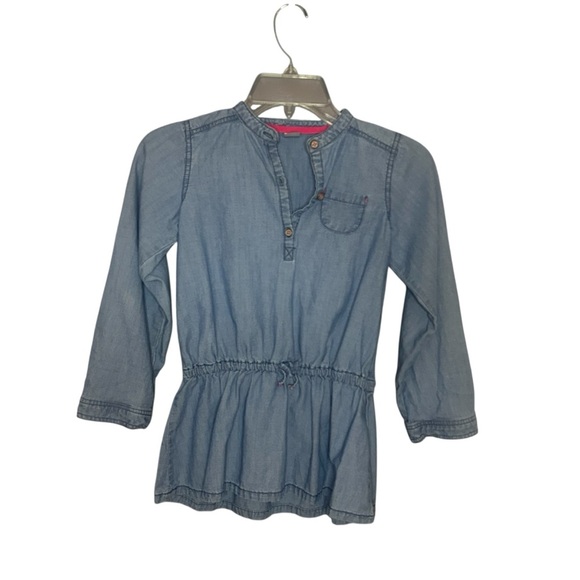 Carter's Light Blue Chambray Tunic Shirt size 8 - Picture 1 of 10
